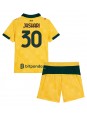 Billige AC Milan Ardon Jashari #30 Tredjedraktsett Barn 2025-26 Kortermet (+ Korte bukser)